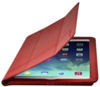 Cirago iPad Air  Leather  Slim-Fit  3-Fold Grame  Suede Lining Red