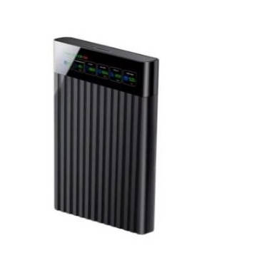 CipherX 2.5" SFF SATA to USB 3.0/3.1/3.2 Type C- (up to 9.5mm) w\LCD Display Screen- SATA HDD/SSD...