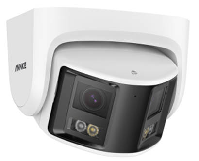 Annke 6MP PoE IP Dual Lens Smart Dual light Panoramic Turret Camera (plastic)