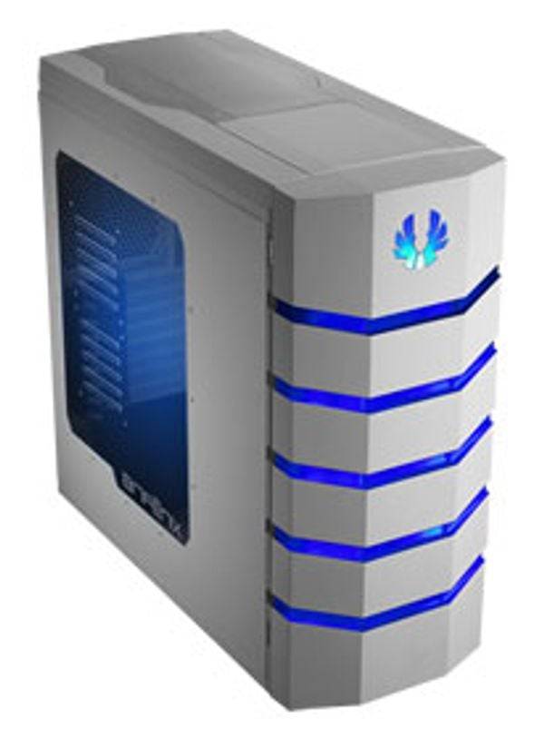 Bitfenix Colossus White with Blue