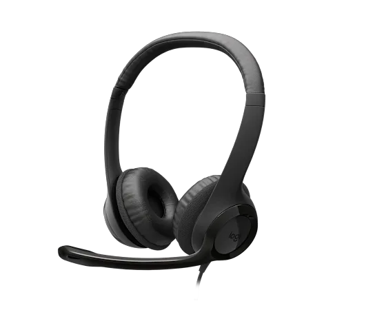 Logitech H390 USB Computer Headset - Midnight Black