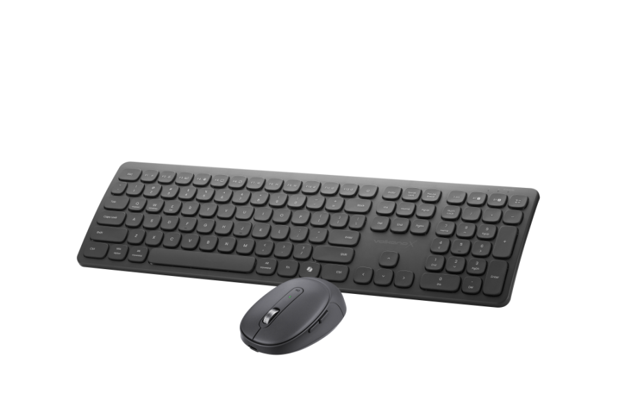 VolkanoX Ignite Bluetooth Wireless Keyboard and Mouse Combo - Graphite