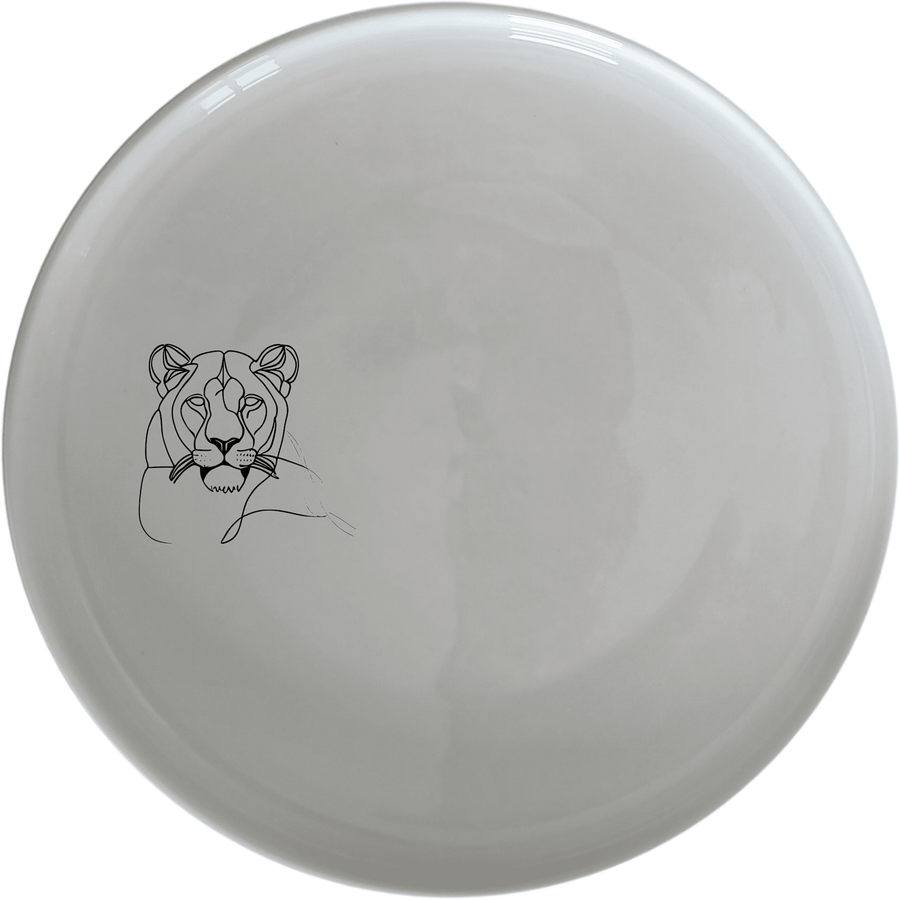 Staring Female Lioness Dinner Plate Set of 4 - Range 3
