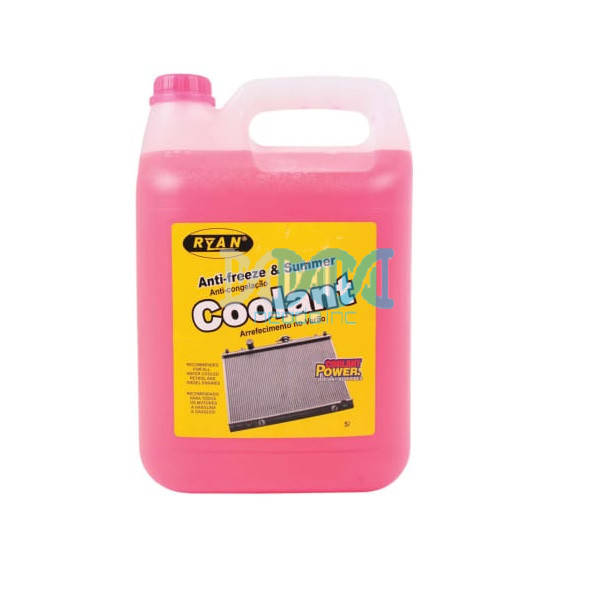 Ryan Anti-Freeze And Summer Coolant - Pink - 5 Litre