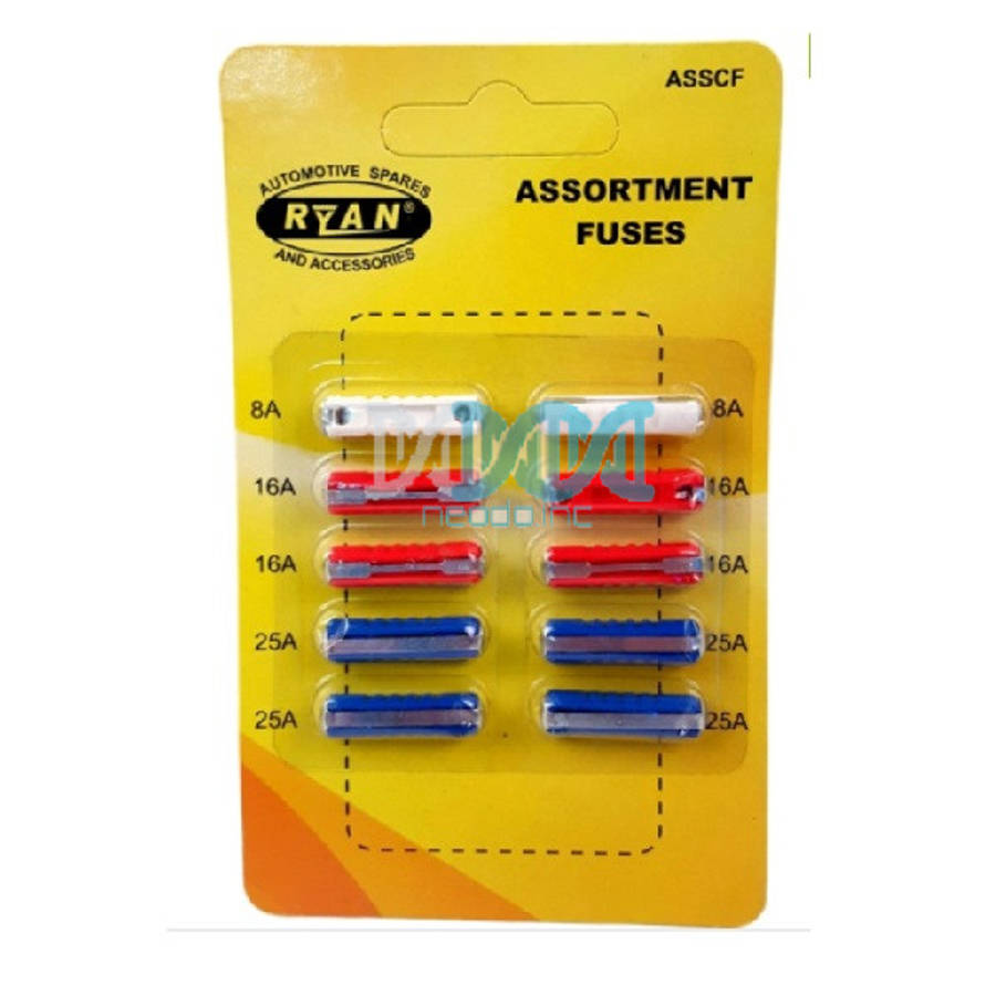 Ceramic Fuse Set 10Pieces Carded