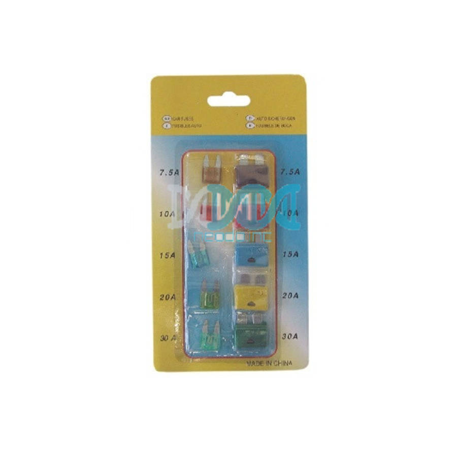 Fuse Set 10 Piece(5 Mini/5 Std) Carded