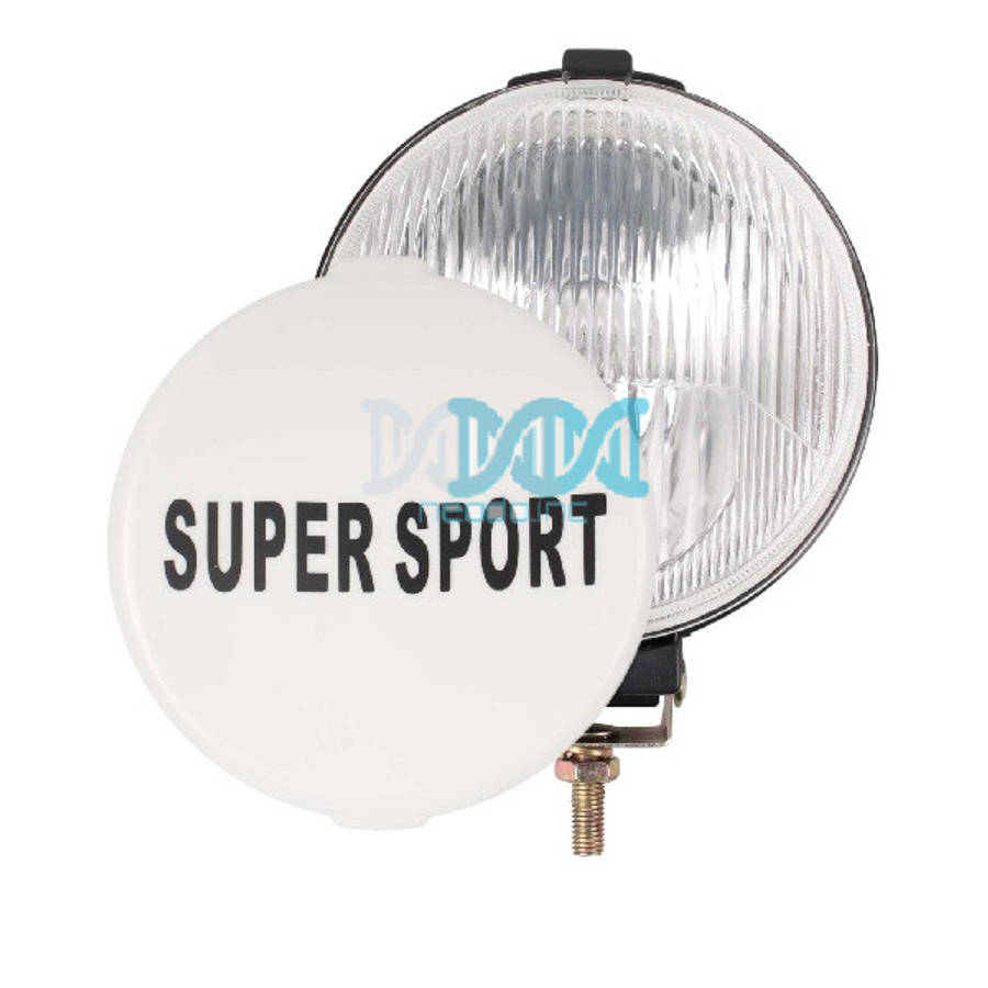 Spotlight Round 165mm Single With Cover Set H3 12v55W 24v70W