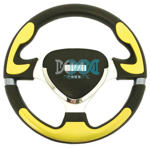 Steering Wheel Yellow Polyeurathane