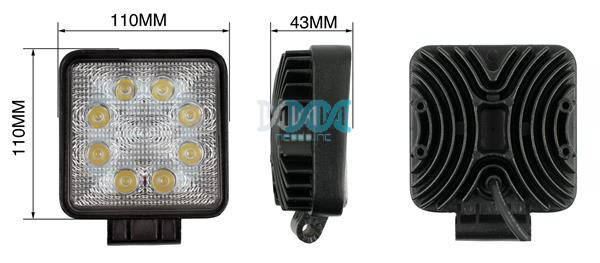 Spot Lamp Led 24W 10-80V 1440Lm