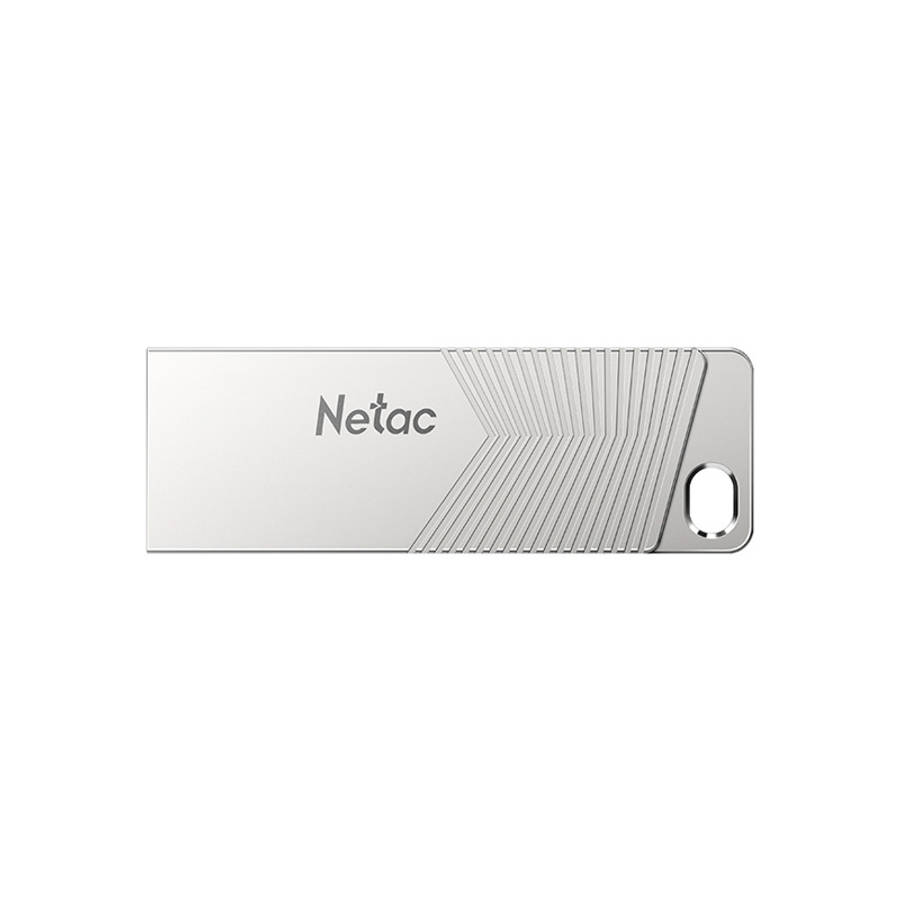 Netac UM1 USB flash drive in pearl nickel