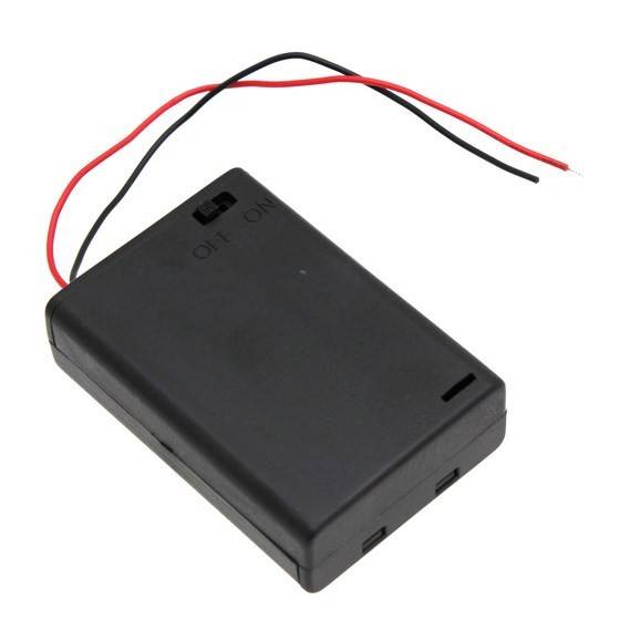 3xAA Battery Holder with Switch