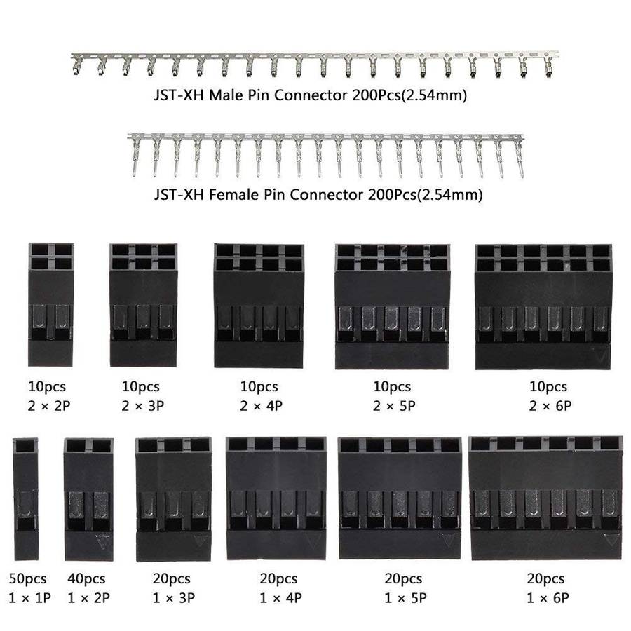 620pcs Dupont 2.54mm Connector Kit