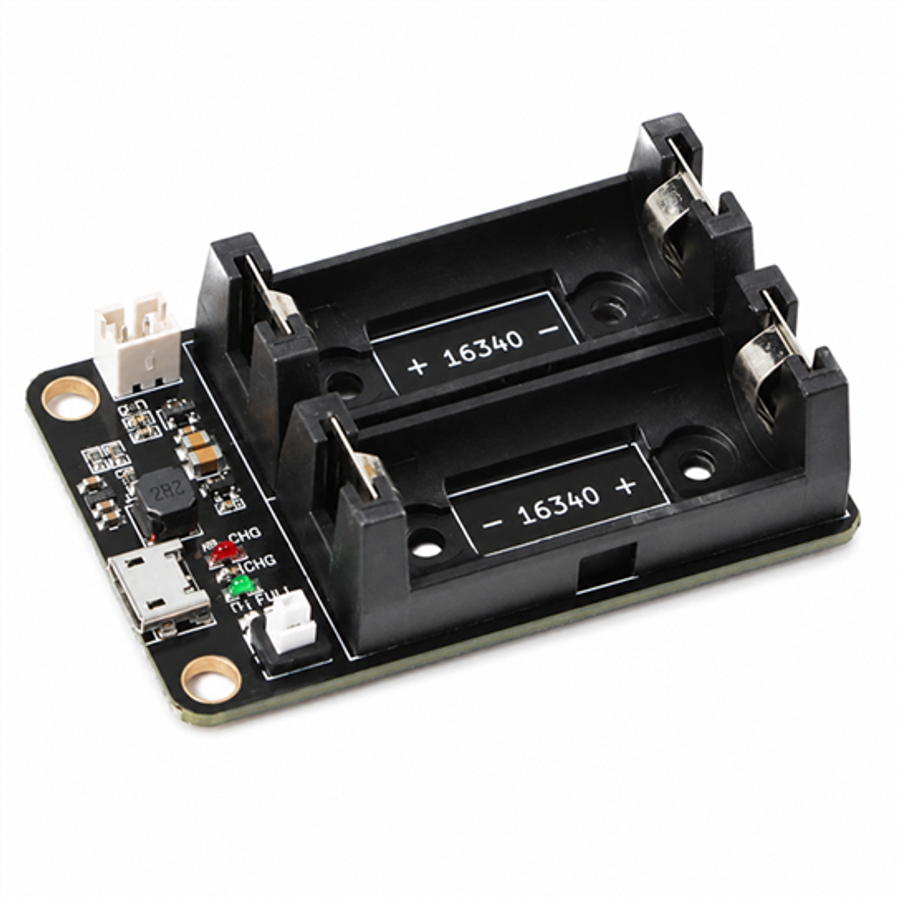 16340 Dual Battery Holder & Charging Module  2 Cell 7.4V with Micro USB Charging