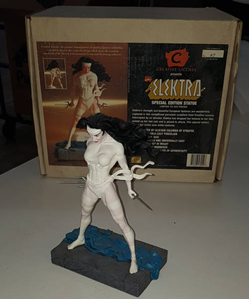 Elektra (White) Special Edition Statue