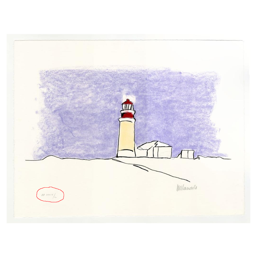 Mandela Lithograph - Robben Island Series I AP (Artist Proof Set)