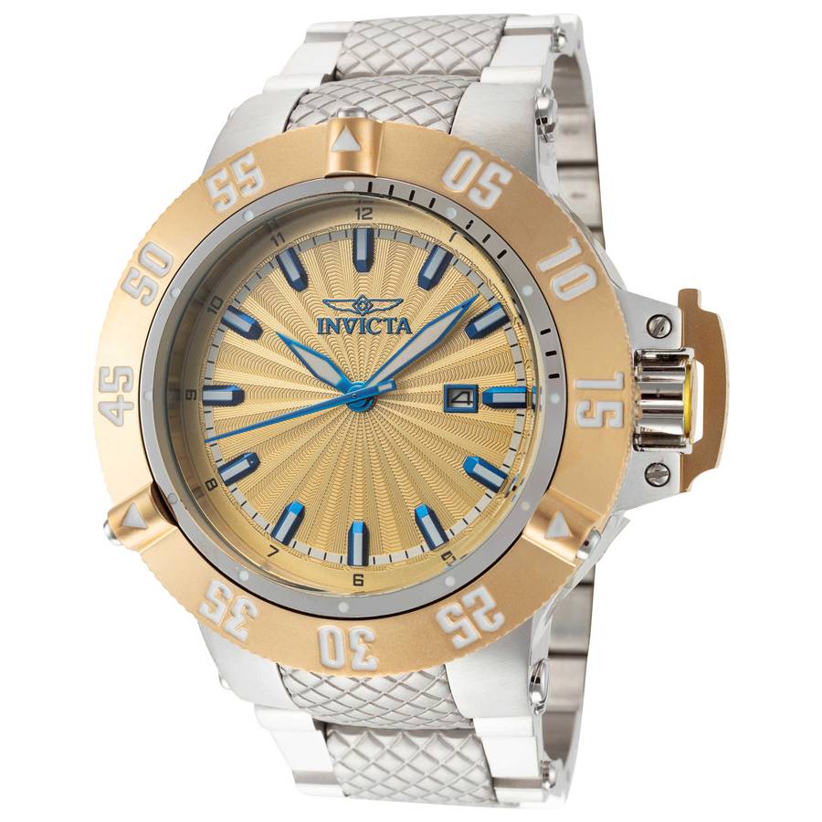 Invicta Subaqua  Quartz  Gold Dial  Men's  Watch