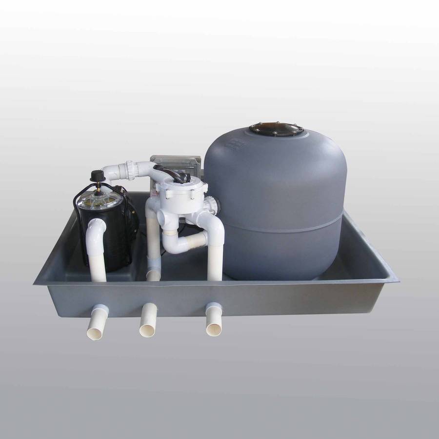 POOL PUMP AND FILTER COMBI BOX  0.75KW/3BAG (NO ELECTRICAL DB)