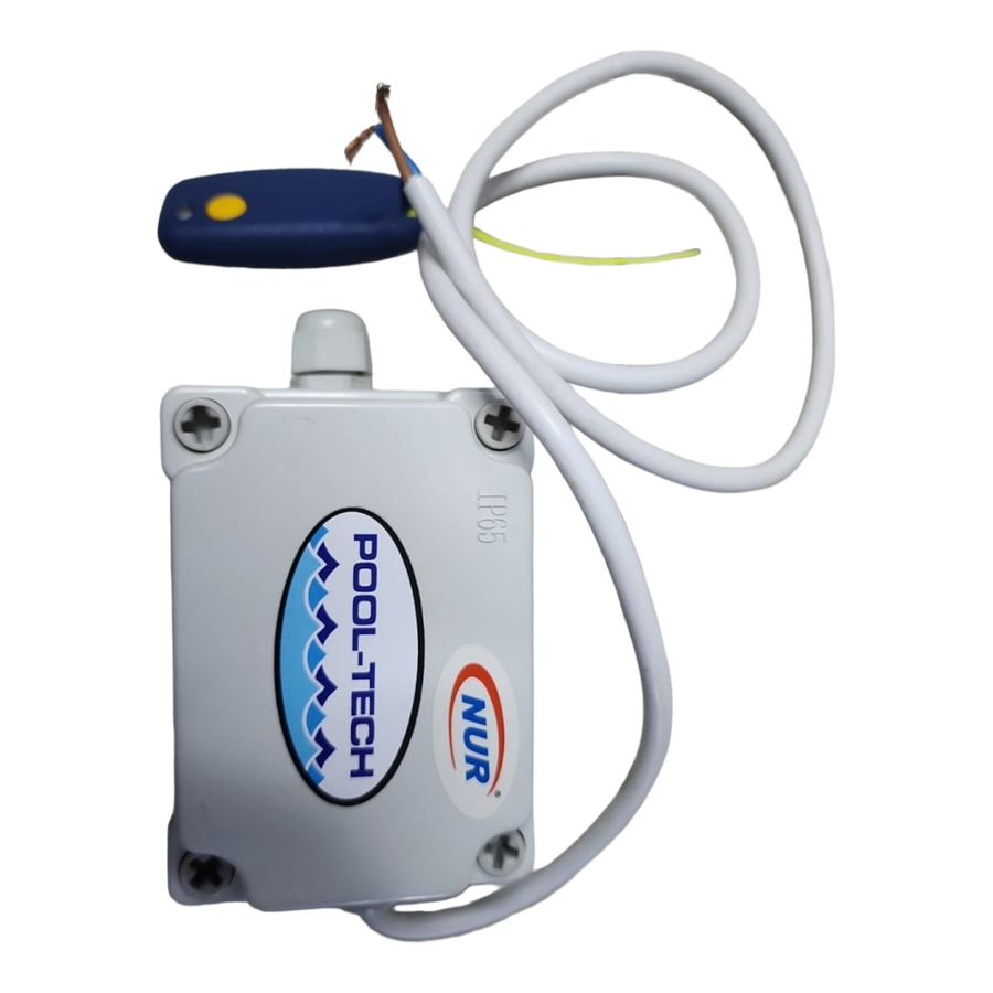 POOL LIGHT REMOTE AND RECEIVER POOL-TECH LED