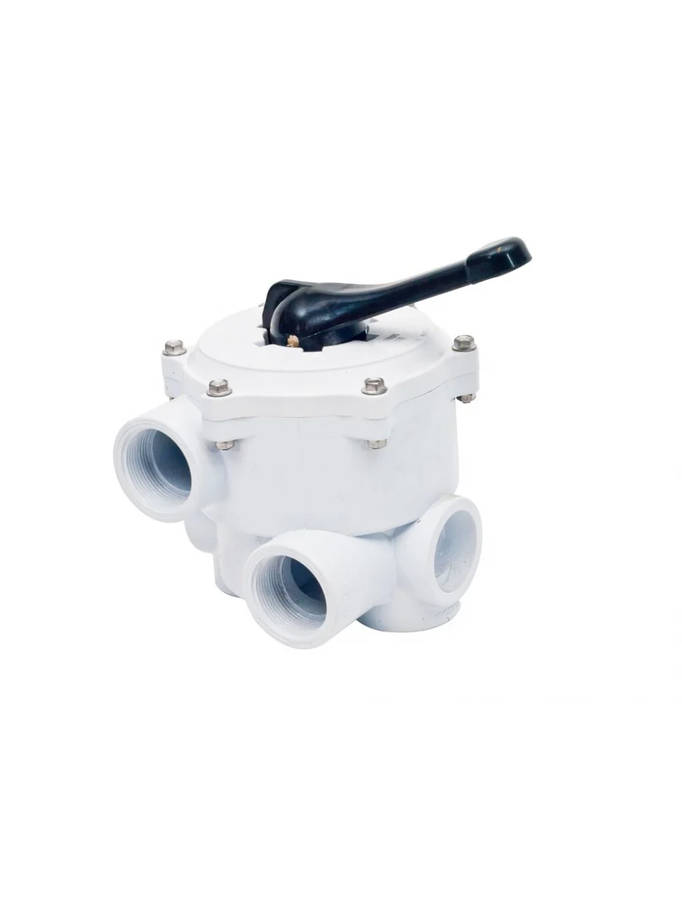 POOL FILTER MULTI PORT VALVE EARTHeCO COMPLETE GLUED