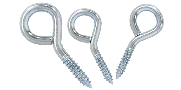 100pcs Small Silver Screw Eye Hook Pin - Perfect for DIY Crafts