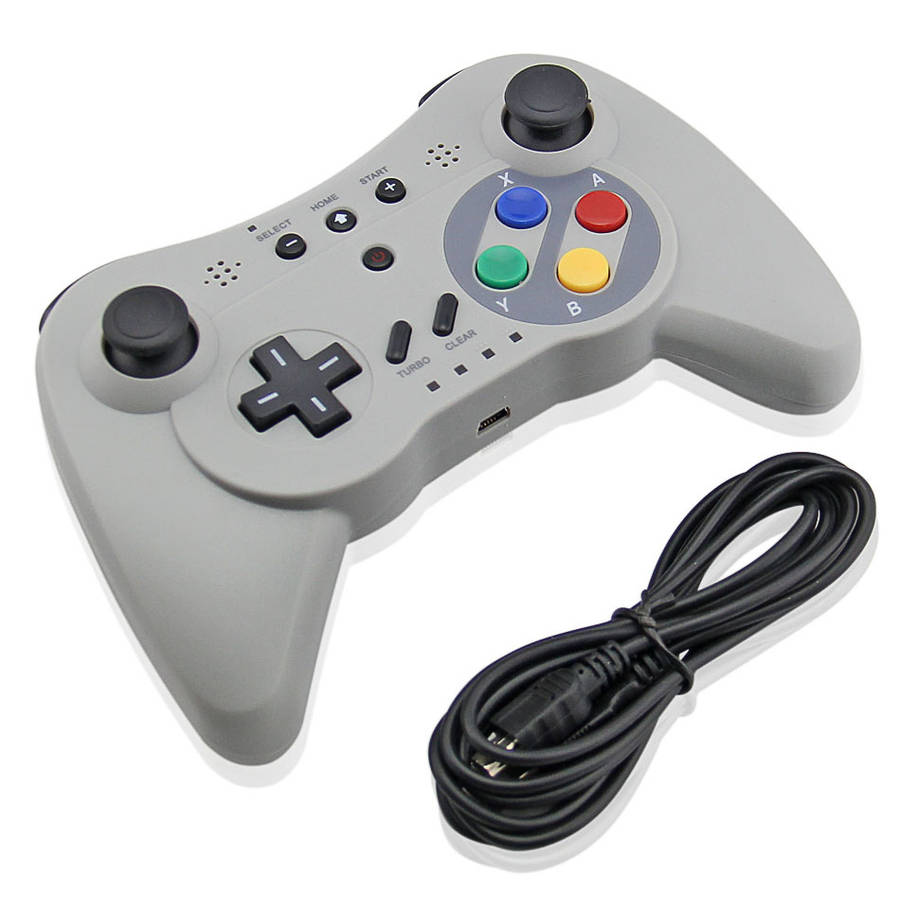 Paycheap Wireless Game Pro Contoller Compatible With Nintendo Wii U Grey