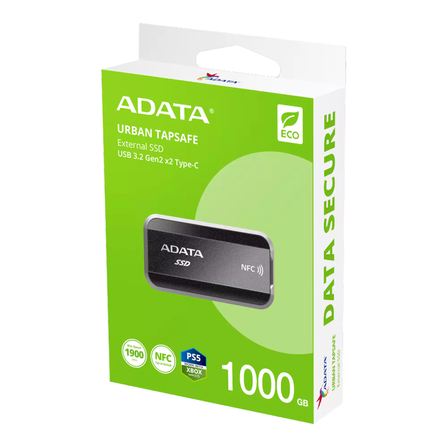 Adata URBAN TAPSAFE 1TB USB3.2 Gen2 x2 Type-C External SSD with NFC