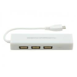 3 Port USB Hub - Micro USB (Pi Zero)