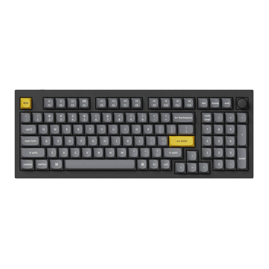 Keychron Double Shot PBT OSA Full Keycap Set  Dark Grey