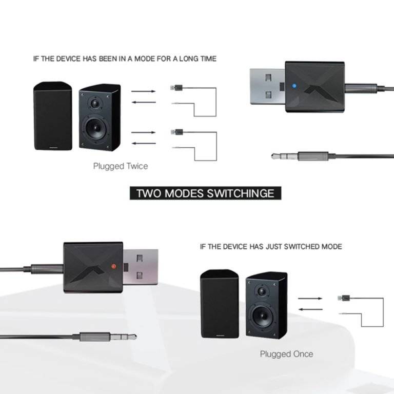 Bluetooth 5.0 Audio Receiver Transmitter Mini Stereo Bluetooth AUX RCA USB 3.5mm Jack For TV PC Car