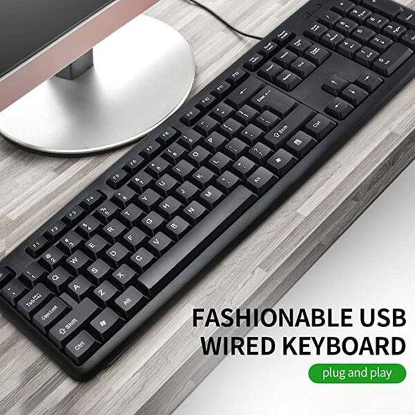 104-Key Wired Multimedia Keyboard