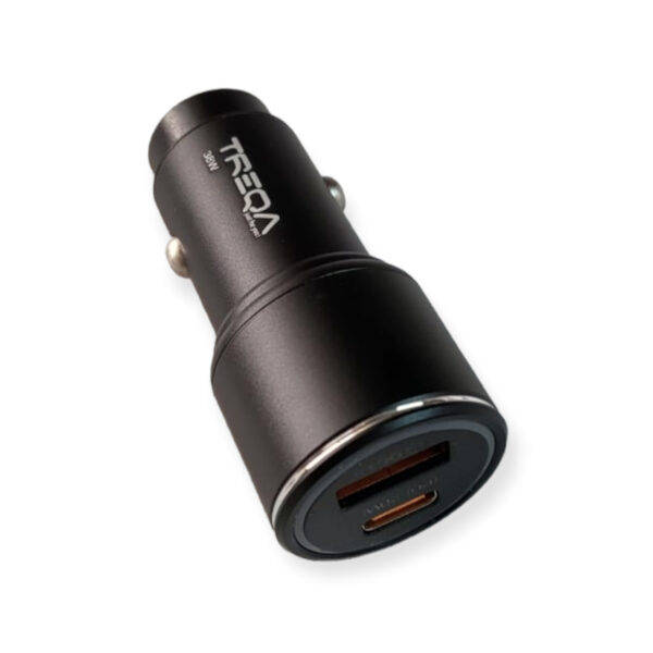 Treqa CC-322 PD20W+QC3.0 Quick Car Charger