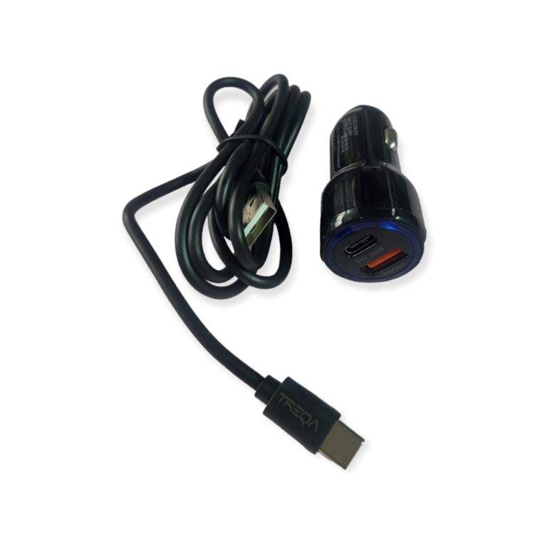 Car Charger- USB To Type C -Treqa CS-233