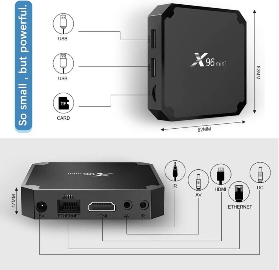 X96 Mini TV Smart Box 4GB Ram+ 32GB Rom
