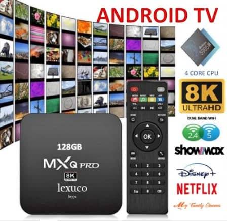 8K Android 11.1 MXQ Pro TV Box 5G 4gb+64gb
