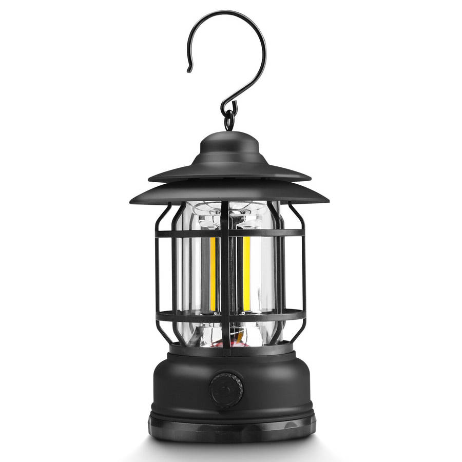 Solar Rechargeable  Camping Lantern LED Tent Light -Outdoor Emergency Lamp