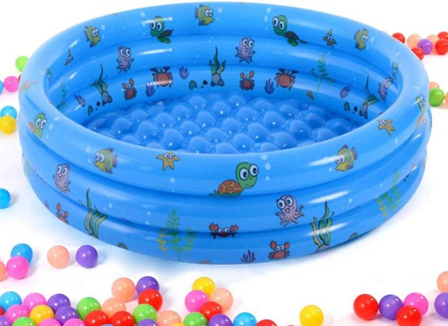 Three Layer Inflatable Round Swimming Pool