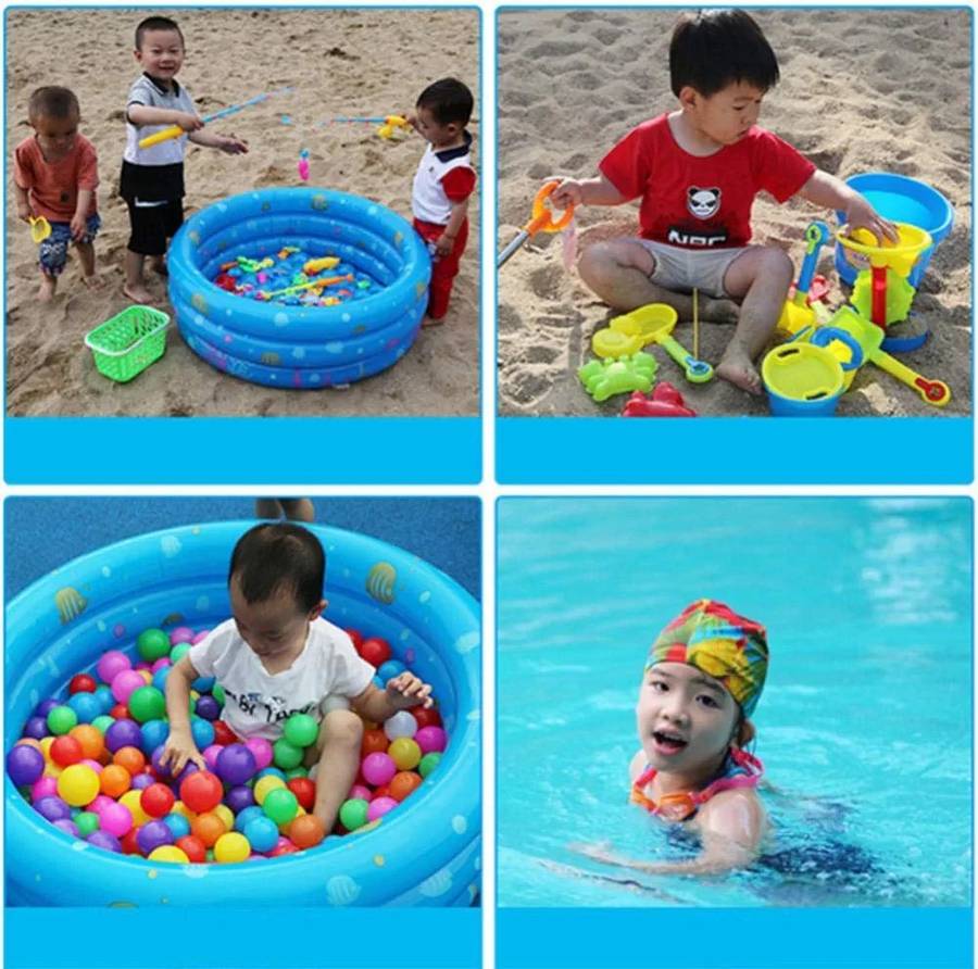 Three Layer Inflatable Round Swimming Pool