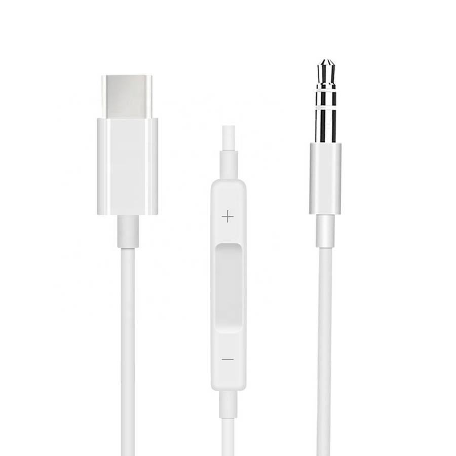 Type-C to 3.5mm Aux Audio Control Adapter Cable Stereo - AB-S672T