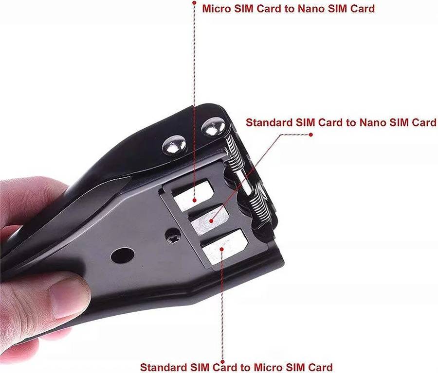 Sim Card Cutter 3 in 1 SIM Card Cutter - Micro/Nano Sim Card Cutter - XF0235