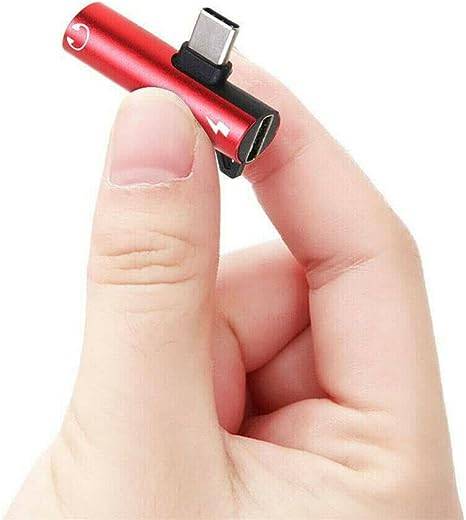 Type-c Male to 3.5mm Audio Female Aux & Type C Female Chrging Adapter
