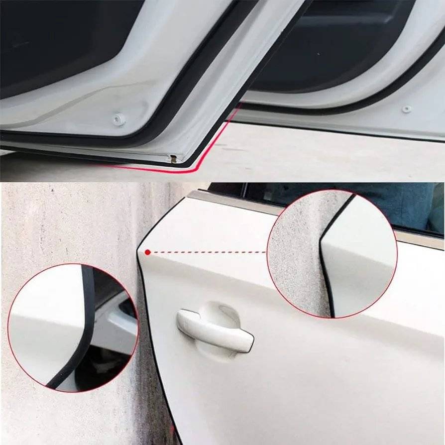 5.2m Car Door Trim Strip - Car Door Edge Rubber Protector