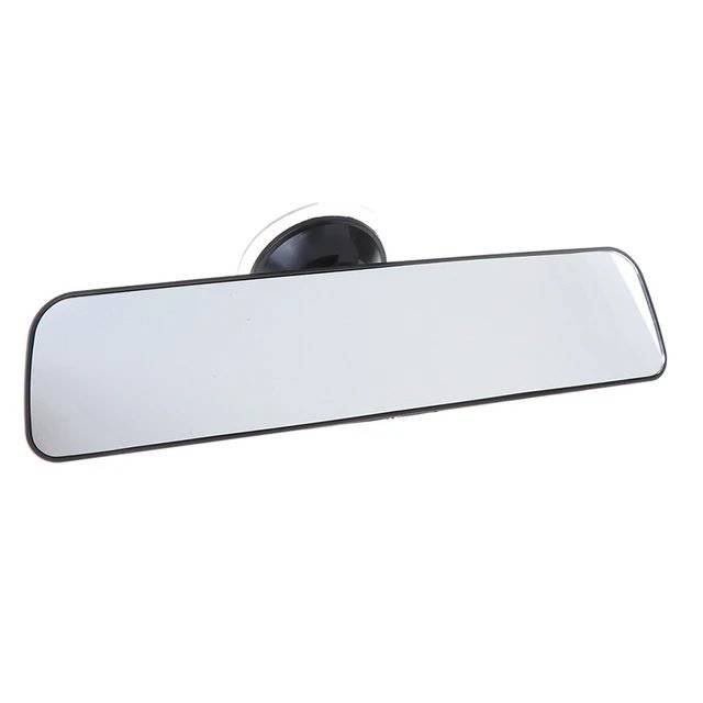 24*6cm Wide Angle Rear View Mirror with Suction Installation Car Interior Mirrors Rearview Mirror...