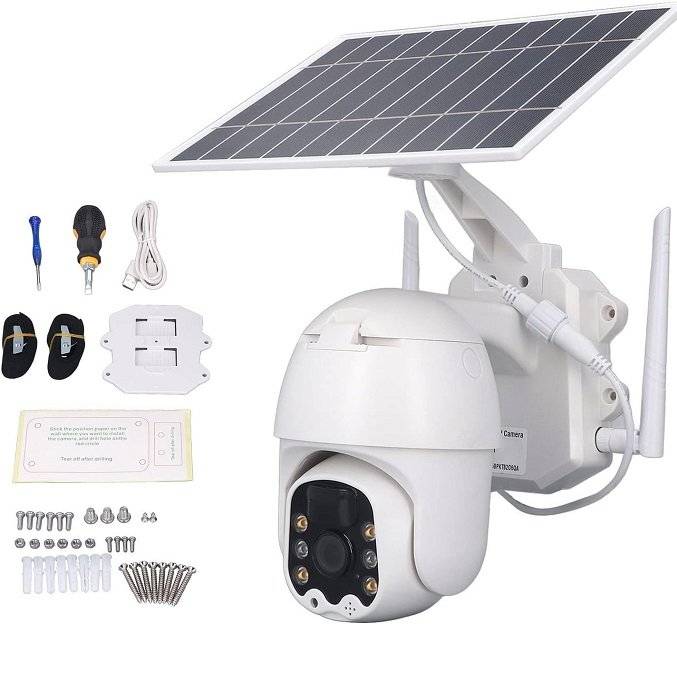 Solar Powered 4G Surveillance Camera i-Cam App - JG20375103