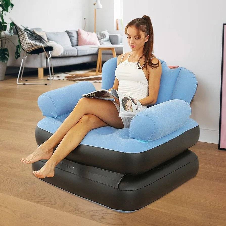 Outdoor Adult inflatable sofa, five-in-one multifunctional lazy sofa