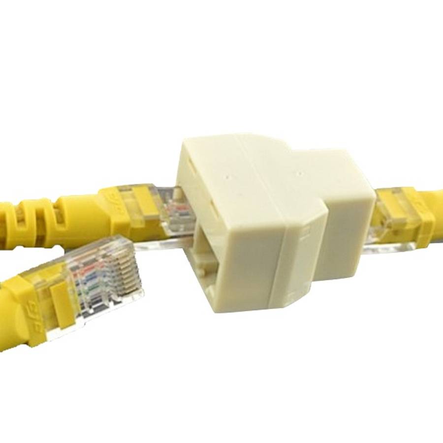 L158 Dual Port RJ45 Network Splitter - 100pcs