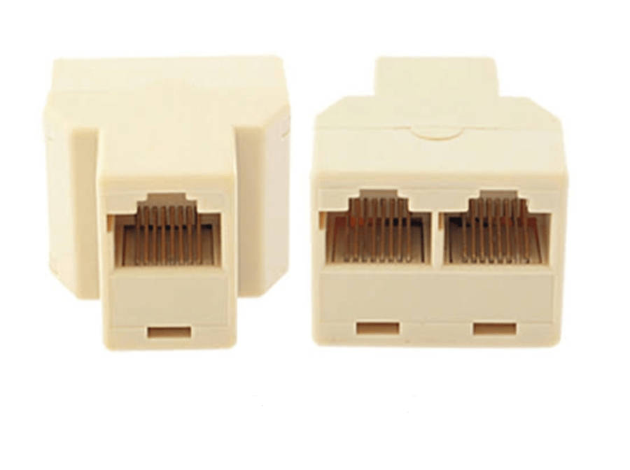 L158 Dual Port RJ45 Network Splitter - 100pcs