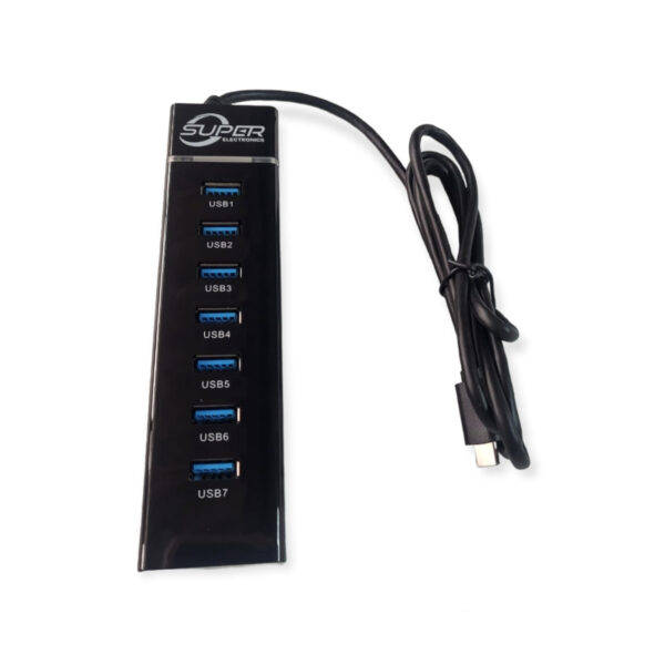 H303 7 Port USB 3.0 Type C Hub 120cm