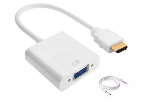 HDMI-VGA HDTV CRT Monitor TV 3.5mm Audio Cable Adapter Converter Male to Female Video adaptor