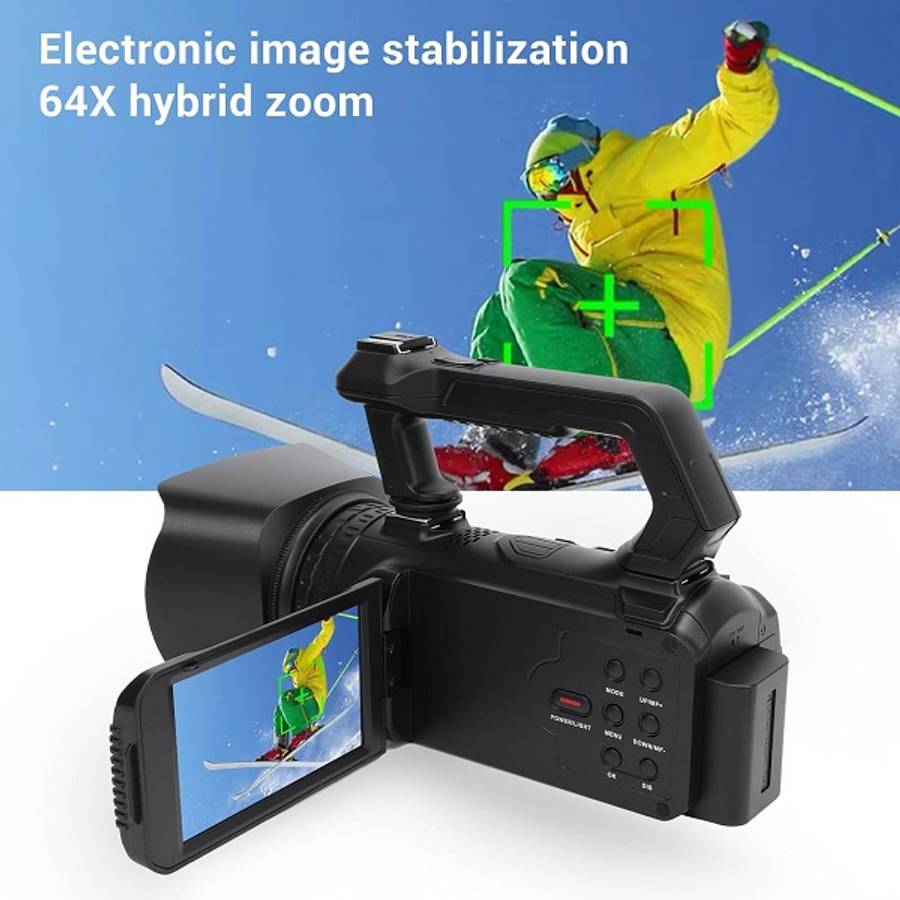 DV-Z1 48MP HD Video Camera Camcorder with 16x Optical Zoom & 2.7K Video Resolution - 4" IPS Touch...