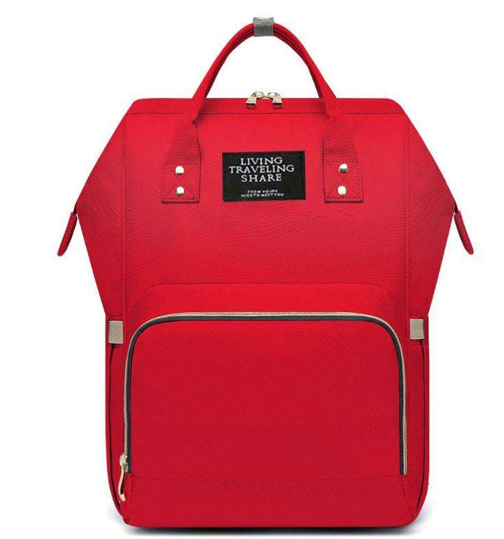 XF0758 15Mummy Diaper Bag Pack Large Capacity Waterproof With Hiden Pockets